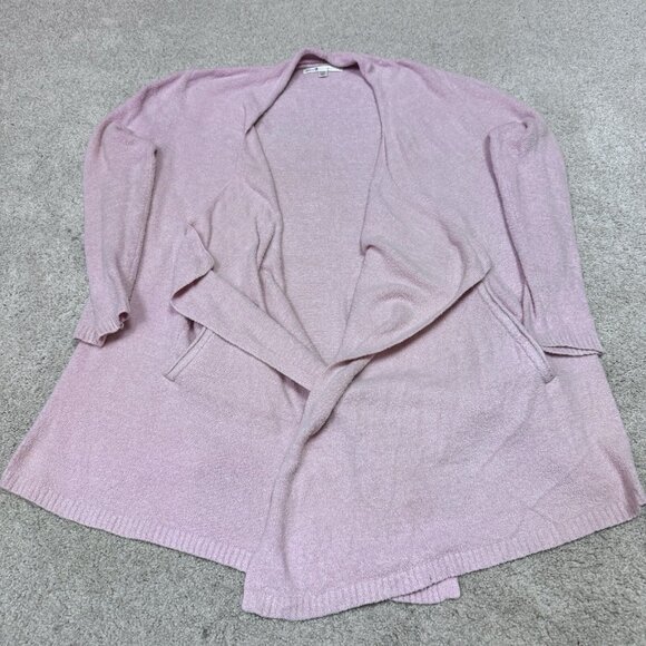 Seven7 Cardigan Women’s Pink Long Sleeve Pockets Size Small - Picture 6 of 11
